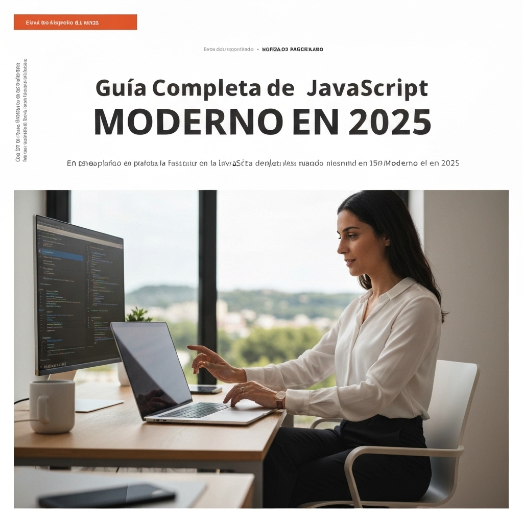 JavaScript moderno código en pantalla
